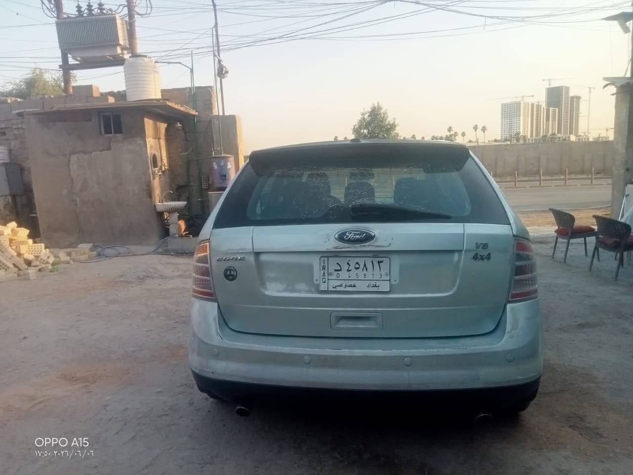السلام عليكم مكلف بل نشر  للبيع فورد ايدج 2010 وارد امريكي السعر 60 ورقة وبيهة مجال مكان الزعفرانية هاتف  ***********

