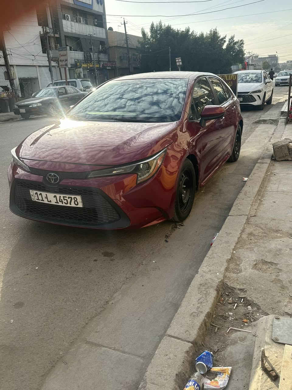 السلام عليكم للبيع فقط كورلا  LEوارد امريكي موديل ٢٢ بانزين محرك ١٨٠٠ رقم بغداد بسمي سياره جاهزه بدون نقص ماشيه ٤٥ ميل صور الحادث مرفقه السعر ١٦٥ وبيها مجال العنوان بغداد الزعفرانية لاستفسار ***********
