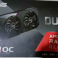 كرت RX 6700XT 12GB • بورد Asus B450M-K • رام T-Force 2x8 3600