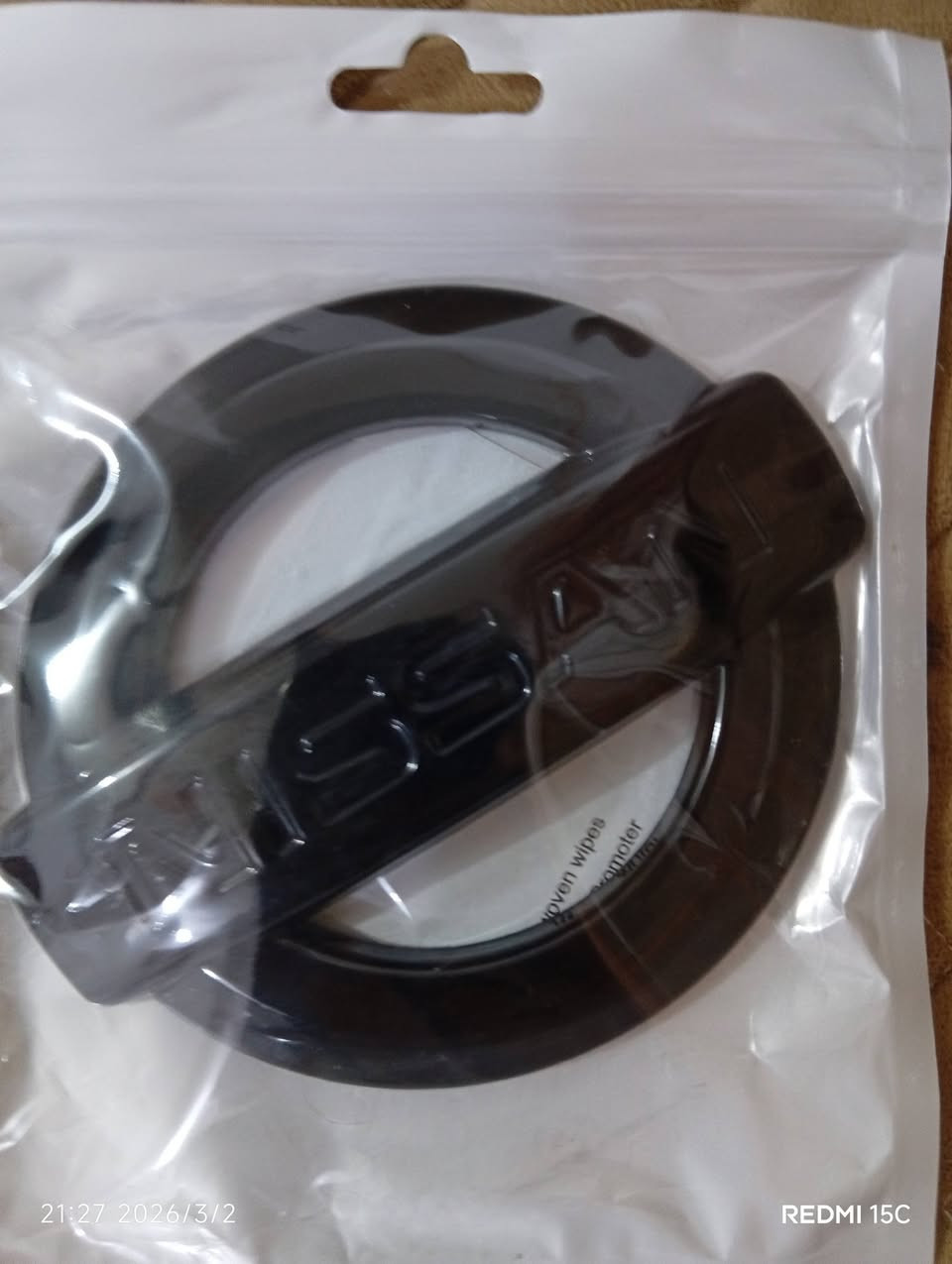 علامة نيسان قطعتين امامية وخلفية سعرهن 50


**إذا كنت صاحب هذا الإعلان وتريد حذفه لأي سبب، رجاءا أرسل رسالة إلى الدعم الفني**