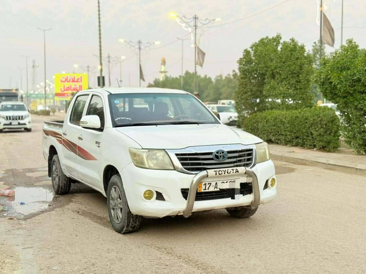 السلام عليكم تيوتا هايلوكس 2012 شاصي 19  كويتي كير عادي مكينه شرط لا تبخير ولا تنقيص تخم تاير جديد رقم انكليزي مثنى تحويل ثاني يوم بسمي شخصيا 
العنوان السماوه السوير 
السعر165 وبيه مجال قليل
لاستفسار اتصل  ***********
