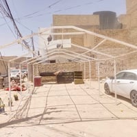 صيوان حديد للبيع مع الجادر تزكام درجه اولى طول 12 متر وعرض خمسه امتار ...