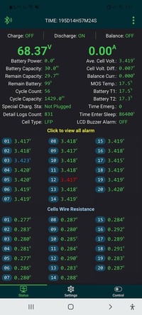 بطارية ليثيوم فوسفات • 60 فولت • 30 امبير