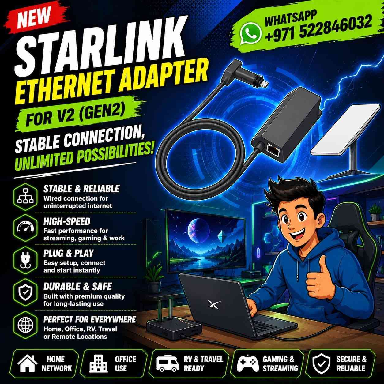 All kinds of article available with us with best price
JS TECH TRADING FZ LLC UAE 
052 718 3320 
Shireen Mallick


**إذا كنت صاحب هذا الإعلان وتريد حذفه لأي سبب، رجاءا أرسل رسالة إلى الدعم الفني**