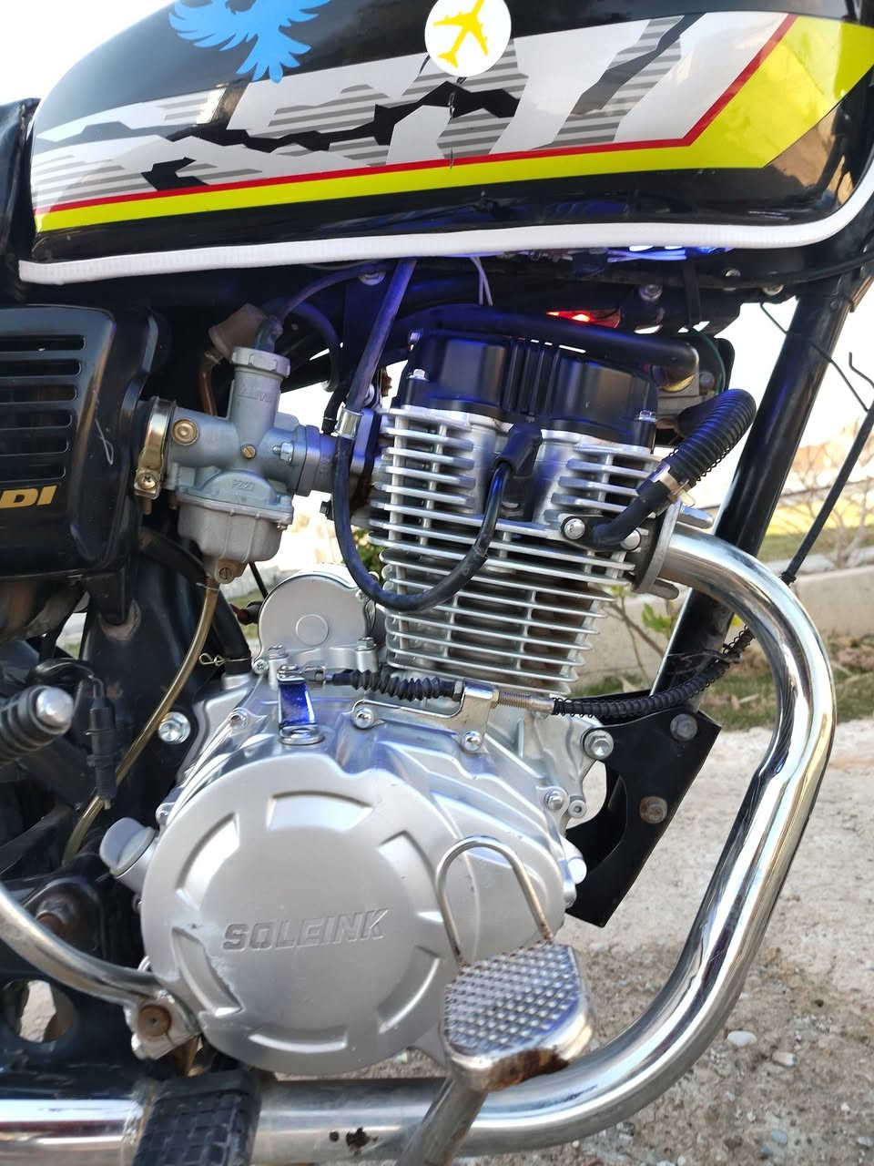 سلام عليكم للبيع سولنك باب اول وزن ثقيل سلف 5كير موديل 2024 محرك ما مفتوح شرط كهربيات نشرات فول رزانه سرعه فول ما بي كل عيب كلا علا بلادي منفيس سويج بلادي محرك150cc السعر ٥٨٠ شراي اتصل مو شراي لا تعبني ***********
