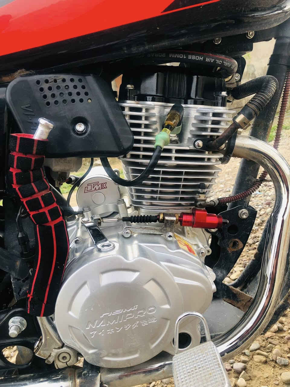 السلام عليكم موطور للبيع نامه برو موديل 2024 مكينه شرط ما مطخوخ صبانه كله ابلادي  من اتير للتير  مكينه cc200 اسعر 625 بي مجال للطيبين ارقم *********** موجود خاص او وتساب
