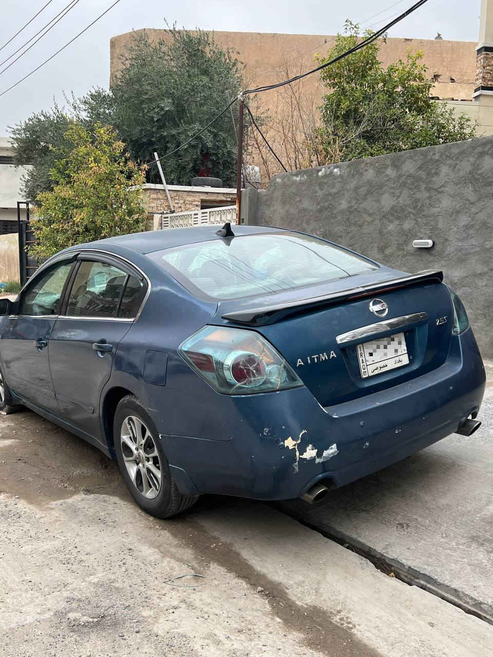 نيسان ألتيما 2007
السلام عليكم...
للبيع نيسان ألتيما موديل 2007 اللون أزرق (غير محدد) مصبوغة صبغ عام المحرك (4 سلندر) سعة المحرك 2.5 فئة S
(ضربتها باب وجاملغ) وارد امريكي اوتوماتيك (بصمة تشغيل وباب وصندوك) محرك وغيار مكفولة 
السعر 65$ (مجال قليل للشراي) 
-للتواصل ***********-
