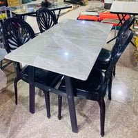 ميز طعام مرمر بورسلين بلكراتونة ثقيل لاعلى درجة 175 قفل عنوان شارع فلس...