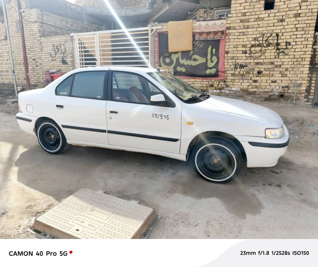 سمند للبيع سعره 40$ سياره مكفوله من ضربه  ويخياس ماعد هلالت معمرت مكينه وكير مكفولات تخم تاير حداديه جديده التبريد شغل  كهربائيات للدعامه الدعاميه كلها شغاله رقم انكليزي  تحويل ثاني اليوم  لو وكاله بسمي سياره مكان السياره بشطره غير متواجد عل فيس وتساب عل هذا رقمي *********** الشطره, ذي قار
