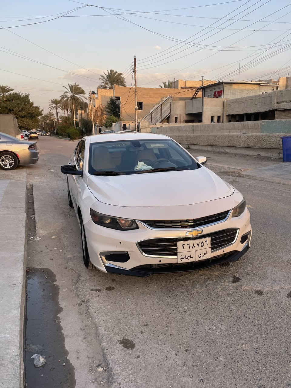 ماليبو حادث جاملغ امامي ايمن في العراق وملاحظات بسيطه جاهزه من كلشي السعر 87  *********** بغداد العامريه
