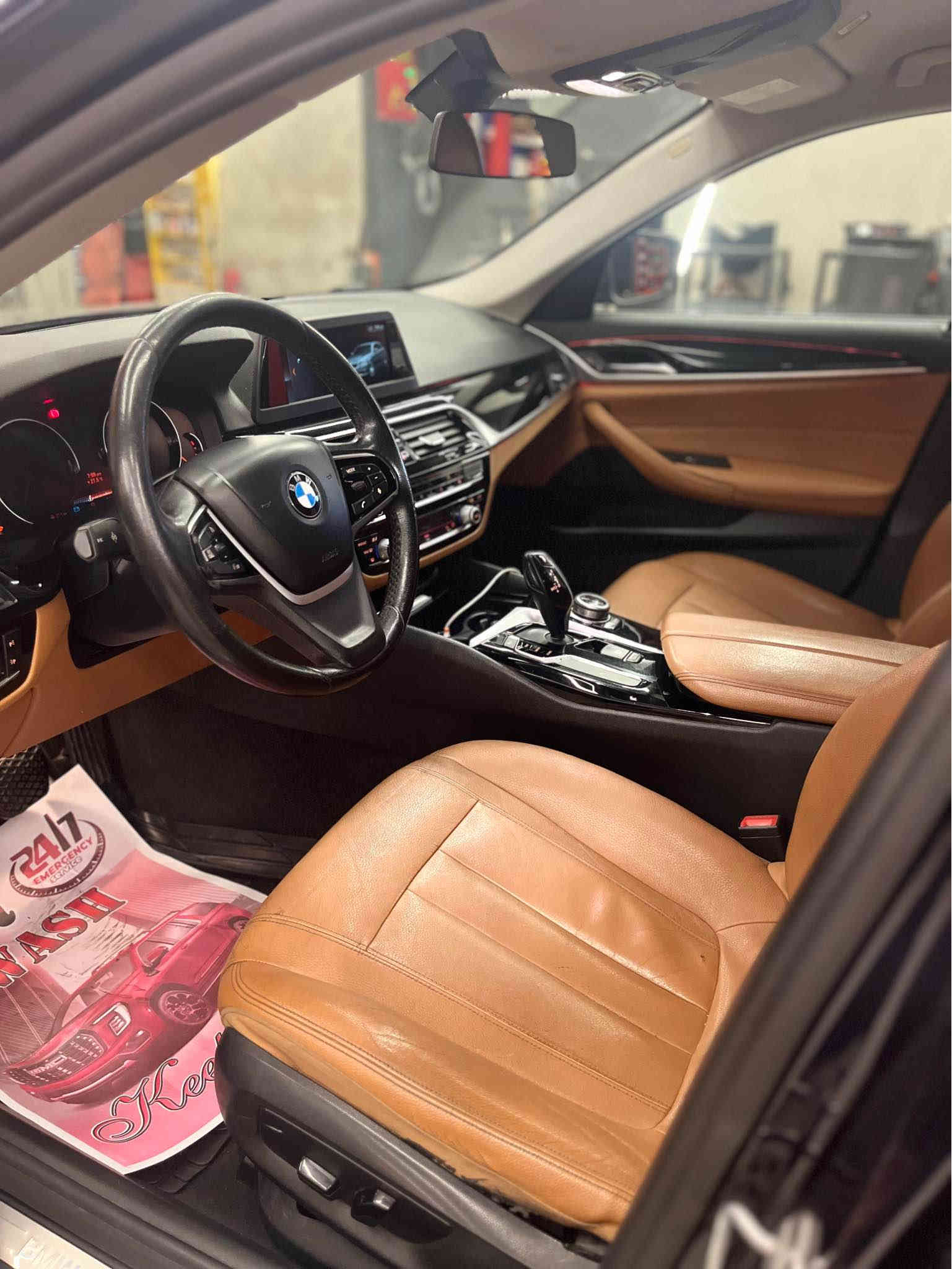 خليجي BMW 520i  مكينة 2.0 تون تيربو  سيارة جاهزة من كل النواحي باسمي بيها 3 قطع صبغ اثر جراد ما بيها حادث سيارة فول مواصفات سعر 140 *********** بغداد
