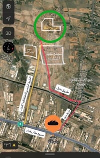قطعة ارض ٣٠٠ م كوريش- مقابيل مخابز باب الاغا توزيع وزارة النقل - بحري ...