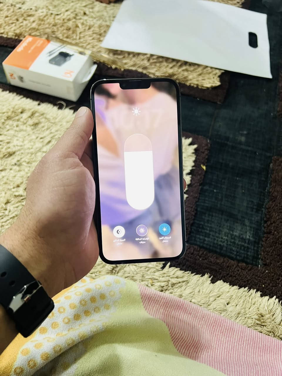 13 برو ماكس. ذاكره 256 بطاريه 85الجهاز بلادي شرط لا مرفوعه ولا داخل صيانه سعر 750 وبي مجال ***********
