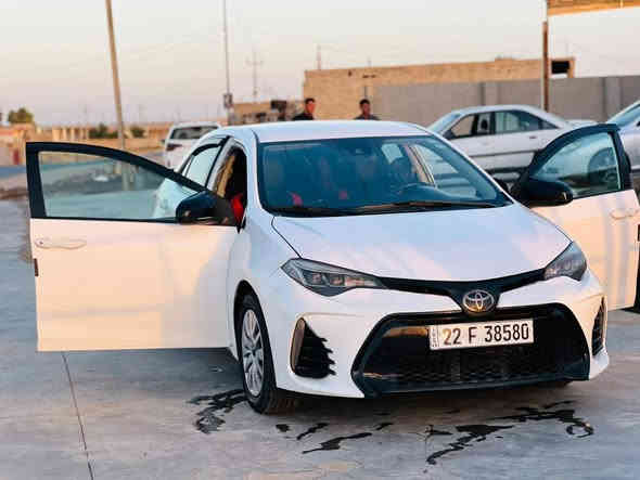 كورلا امريكي 2017 للبيع 
مواصفات 
تحكمات إستيرن
كشن جلد تدفئة تبريد 
كامرة خلفية وشاشة لمس
نضام ايكول و مانع انزلاق 
ضرر 4 قطع بدون دواخل شرط
السياره بسمي شرط التحويل 
مكاني جنوب الموصل ناحيه القياره 
السعر 125 بيها مجال للطيبين 
هاتف ***********
