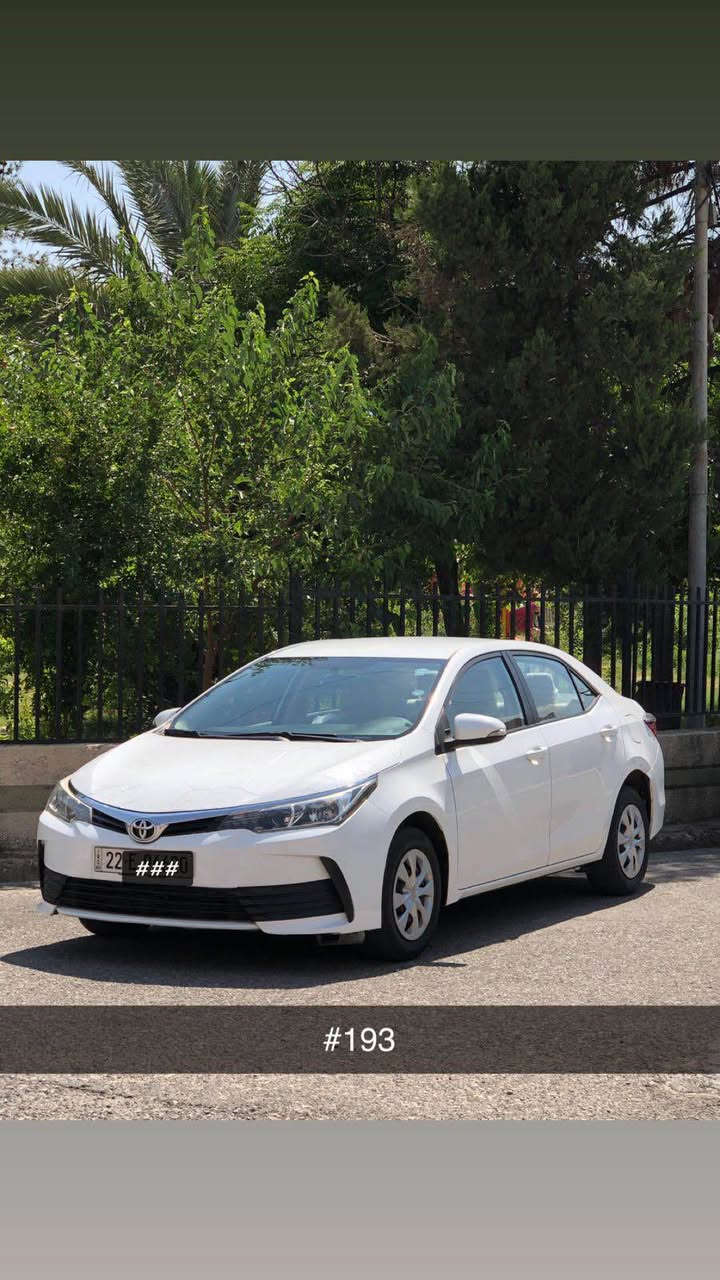 Toyota Corolla.      
Model  ٢٠١٩ 
خلیجی بێ سبوغ کلین
مواسفات Se ستاندەر 
١ بست چاملغ ساردەکووت
بێ ناو ، بێ ئێڕباگ 
V4.1,6 مەکینە کەپس
رەقەم و سەنەوی نوێ ٢٠٢٦
رۆیشتن - ١٦٠،٠٠٠ هەزار کم 

(139$) نرخ أربيل, العراق


**إذا كنت صاحب هذا الإعلان وتريد حذفه لأي سبب، رجاءا أرسل رسالة إلى الدعم الفني**