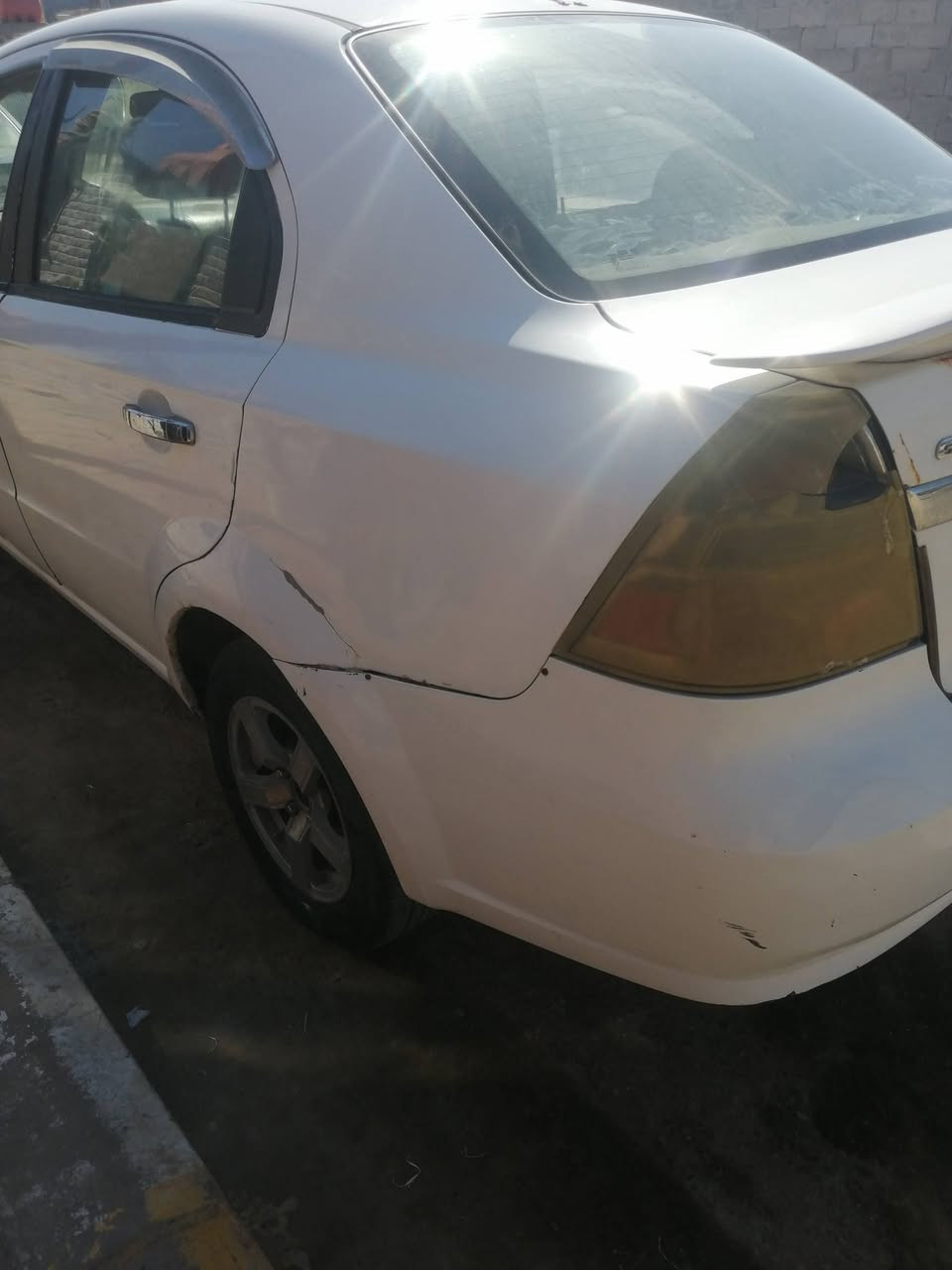 سياره افيو دايو جنترا رقم صدامي مراوس ب سياره كنو صيني ميسان ***********
