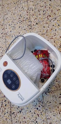 جهاز تنظيف الأقدام • تدليك وحرارة • اغراضه كاملة