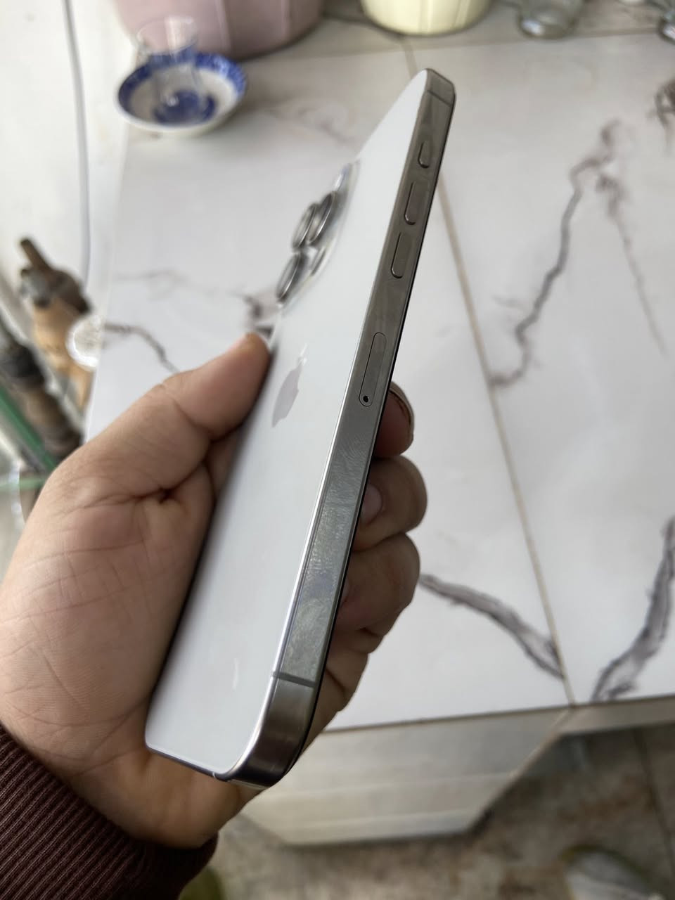 سلام عليكم آيفون 16برو ماكس ضمان APM بعد بي سنة ونص من الضمان
بطارية 100‎%‎

عدد دورات الشحن 170

ذاكرة 256

الجهاز مكفول من كلشي 

السعر مليون و450

 كوفه ***********
