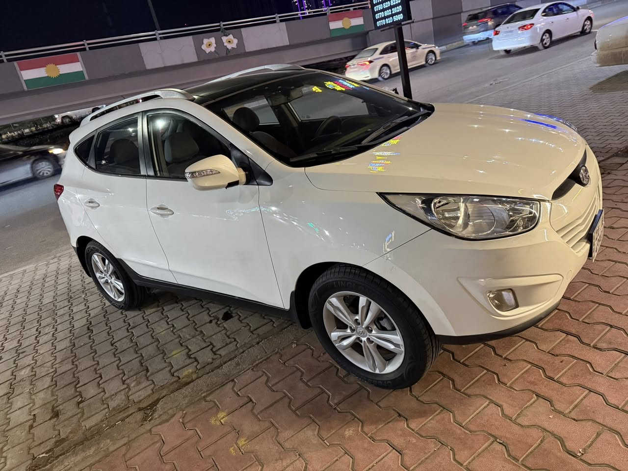 توسان 2010خليجي فول وضع وكاله
بيها باب صبغ فقط

محرك بلادي ممفتوح وشرط
كير صدر شرط
تخم تاير جديد
سياره بانوراما
تحكمات ستيرن 
كامره 
رقم سليمانيه جديد 
هزه جديده 
سياره مابيها اي نقص شرط
مكان السياره تكريت 
السعر 137بيها مجال بسيط
الاتصال على الرقم 
***********
