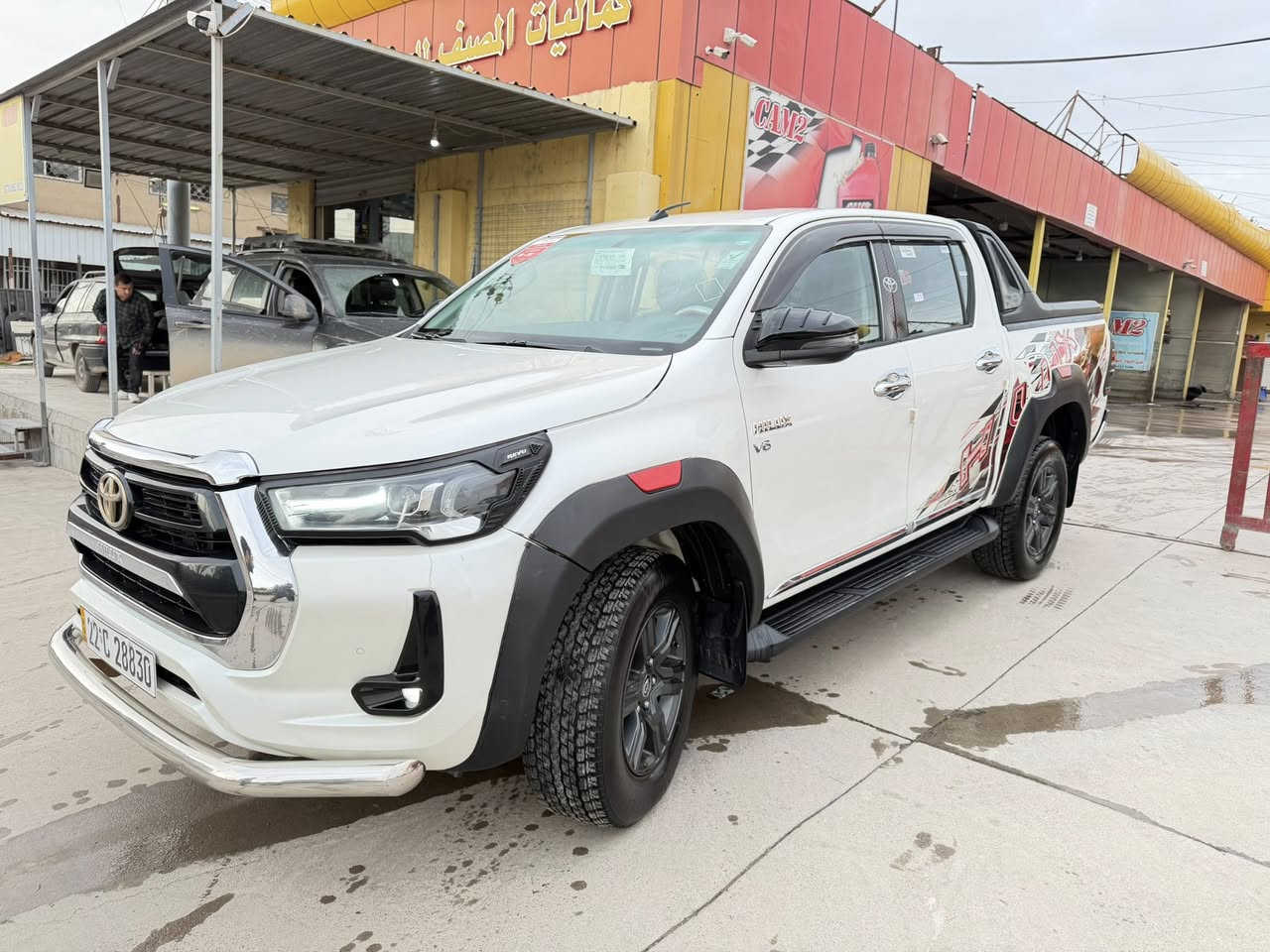 السلام عليكم
للبيع ‼️‼️‼️

تويوتا هايلوكس بيك آم 

🔸موديل 2021🔸

🔸مواصفات سيد نهرو باب أول🔸

🔸لون ابيض🔸

🔺شخط بين البابين جهة السايق ومرشوش فقط بدون فتح أي باب وأي عيار والباقي مكفول 🔺

🔸السيارة رقم اربيل بأسمي هزة فحص كله جديد🔸

🔶 السيارة ماشية 127 حقيقي

🔶محرك محرك وقير شرط

🔶السيارة محرك 6

🔶السعر 300$ ومجال 

🔶مكان السيارة - اربيل

📞- ***********
