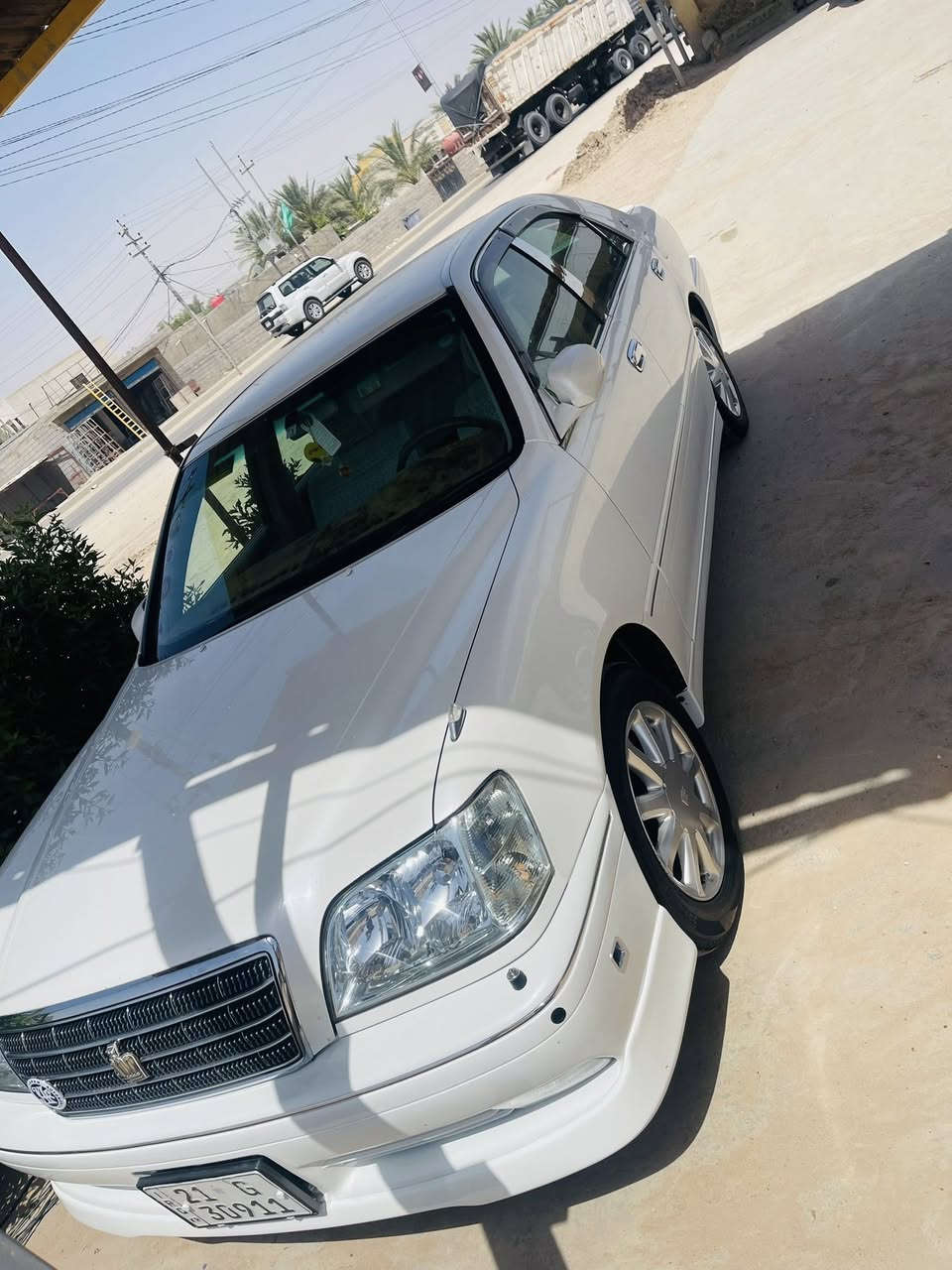 للبيع تويوتا كراون 2003 أصل.

صدفي
رقم سليمانيه سنويه جديده تحويل مباشر بسمي
مكفوله كفاله عامه من كلشي 💯.

المواصفات 
 3دكم
كرستال أصل 
تحويرة النجف بالكامل فوگ وجوة دشبول عارف العيساوي
مكينتها ديفور الكبير جدد شاصي175
اربع كشنات كهرباء.

برده خلفيه كهرباء أصليه.
مري كهرباء+هيتر♨️.
ويل كب نجمه  اصلي حجمه16.
اريل امامي وخلفي كرستال شذره زرقاء.
بگ لايتات كرستال .
شاشه كرستال ترحيب.
سستم ايرباگ سليم.
كروز تثبيت سرعه.
لحيه اماميه اصليه.
مانع انزلاقTRC.
شغالABS.
سستم صوت +دمامات
حداديه +تخم تاير جديد.
غراض مال جنطه كامله.
والسياره ماعايزه برغي كامله على اخر حبايه.
والسياره بالواقع اجمل من الصور بهواي📷
العنوان🏡 كربلاء الحر
السعر💵 160 وبيها مجال
للاستفسار📲📞  ***********
