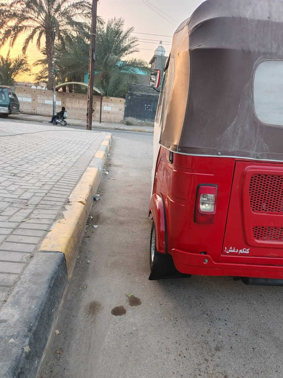 السلام عليكم تكتك موديل 22 رقم بابل باسمي مشروع وطني تكتك بيها ضربه صغيره فوك جاملخ  و مصلحه درجة اولى السعر 8500 بيها مجال بسيط خوان تكتك نضيفة لا تكسر بسعر و تقارنها بل مهجوم ***********
