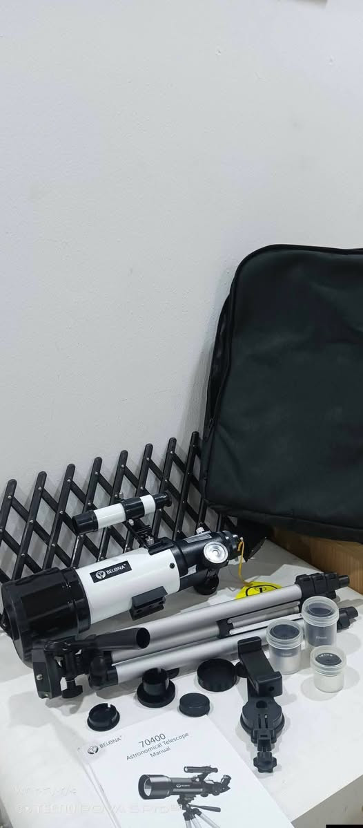 تلسكوب فلكي انكساري ماركة (Belona) كامل ملحقات السعر 85 الف مع التوصيل
.


**إذا كنت صاحب هذا الإعلان وتريد حذفه لأي سبب، رجاءا أرسل رسالة إلى الدعم الفني**