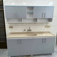 سنك مرمر • ٢ متر • كاونتر ام دي اف