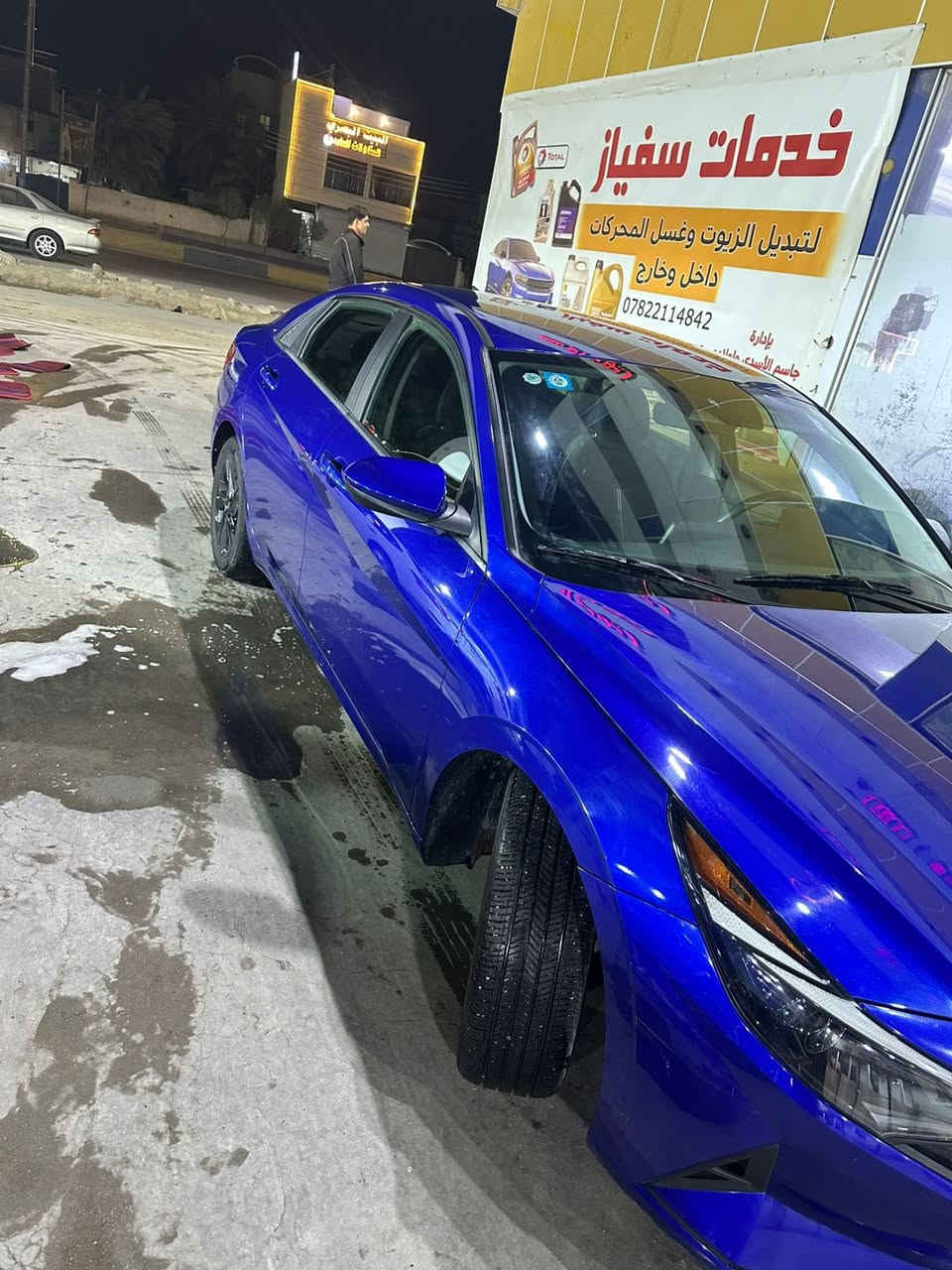 النترا موديل ٢٣ لون ازرق معوقين بصره تقرير غرق مابيه اي ضربه نص فول سياره نضيفه جدا  بيه رادارات وكلشي سعره ١٤٥ وبيه مجال ***********
