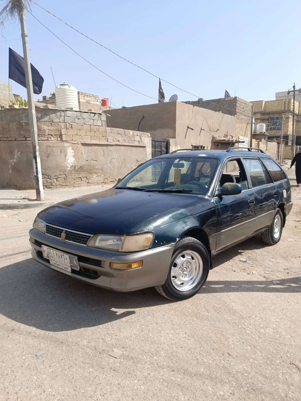 السلام عليكم ورحمة الله كورلا ستيشن للبيع مديل 96 بسمي سنوية جديده ل 30 هزه ورقم جديد سياره بلاديه مابيها ضربه قويه ولا كص ولا نقل سياره حلوه تايرات جدد حداده نص ونص كير ومحرك جدد كهربائيات شغاله مكاني بصره الحيانيه السعر 45 ويدلل الشراي ***********
