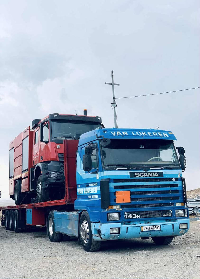 السلام عليكم سكانيا للبيع ١٤٣ لاصرف ولانفخ شاصي كير اكسن شرط عربانه مزوج بلادي بيها جناب ٦٠ شرط التحويل سياره جاهزه لشغل   واتساب ***********
