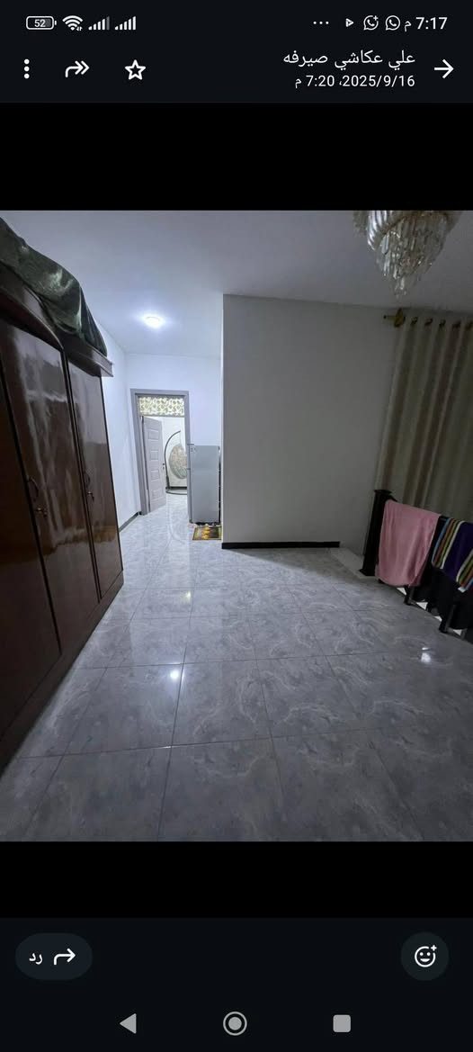 السلام عليكم 

دار للبيع 
المساحه 125
غرفتين نوم 
الموقع....حي  الشهداء خلف جامع السلام
طابو صرف
السعر 118مليون وبيه مجال بسيط

للاستفسار 

***********
***********
