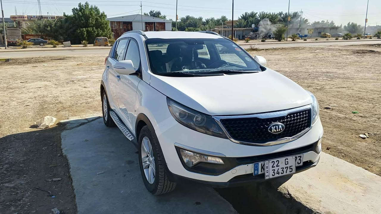 السلام عليكم للبيع كيا سبورتج موديل 13 رقم أربيل تحويل أو وكاله بيها 4 قطع صبغ بدون  دواخل مكان سياره ديالى بعقوبة السعر 130 وبيها مجال لشراي يتصل ***********
