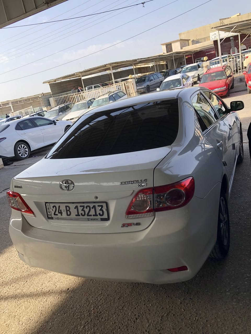 تويوتا كورلا 2013
بدون صبغ 
مكينه 16 محسن 
رقم سنوية كله جديد 
گير ومكينه وتحويل وغرامة بشرط 
العنوان : عقرة معرض دنيا 
 ***********
