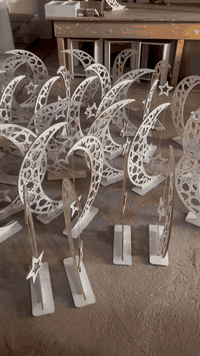 جمله فقط
هلال رمضاني قياس جبير 
عرض 65 سم 
سعر درزن 75 الف 
توصيل جميع محافظات متوفر 
المندوبات راسلني ع تلي @Sella_decor
للحجز وتساب ***********
