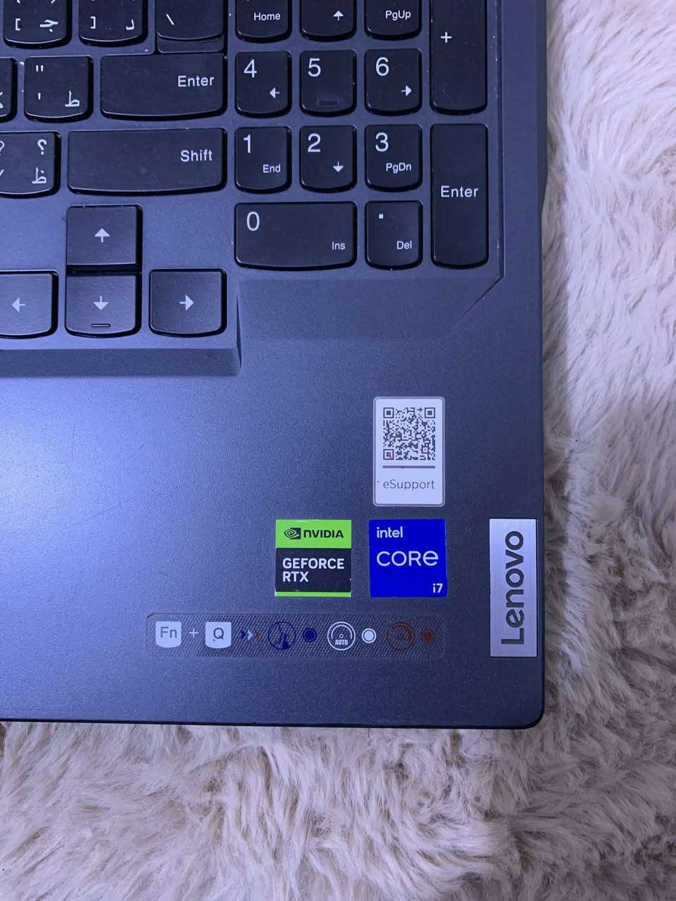 سلام عليكم ..
لابتوب كيمنك ( LENOVO LEGION )  
المواصفات /  i7 14
RTX 4060 Ti
Ram 32
hard 1t

الشاشة / 2k 
240 Hz
جداً سلسله ب العاب القوية و وضوح كلش حلو وكلشي موضح بلمواصفات 

السعر / 2,000,000 وبي مجال للشراي ، مكاني بغداد 
للتواصل رقم موبايل او واتساب ***********
