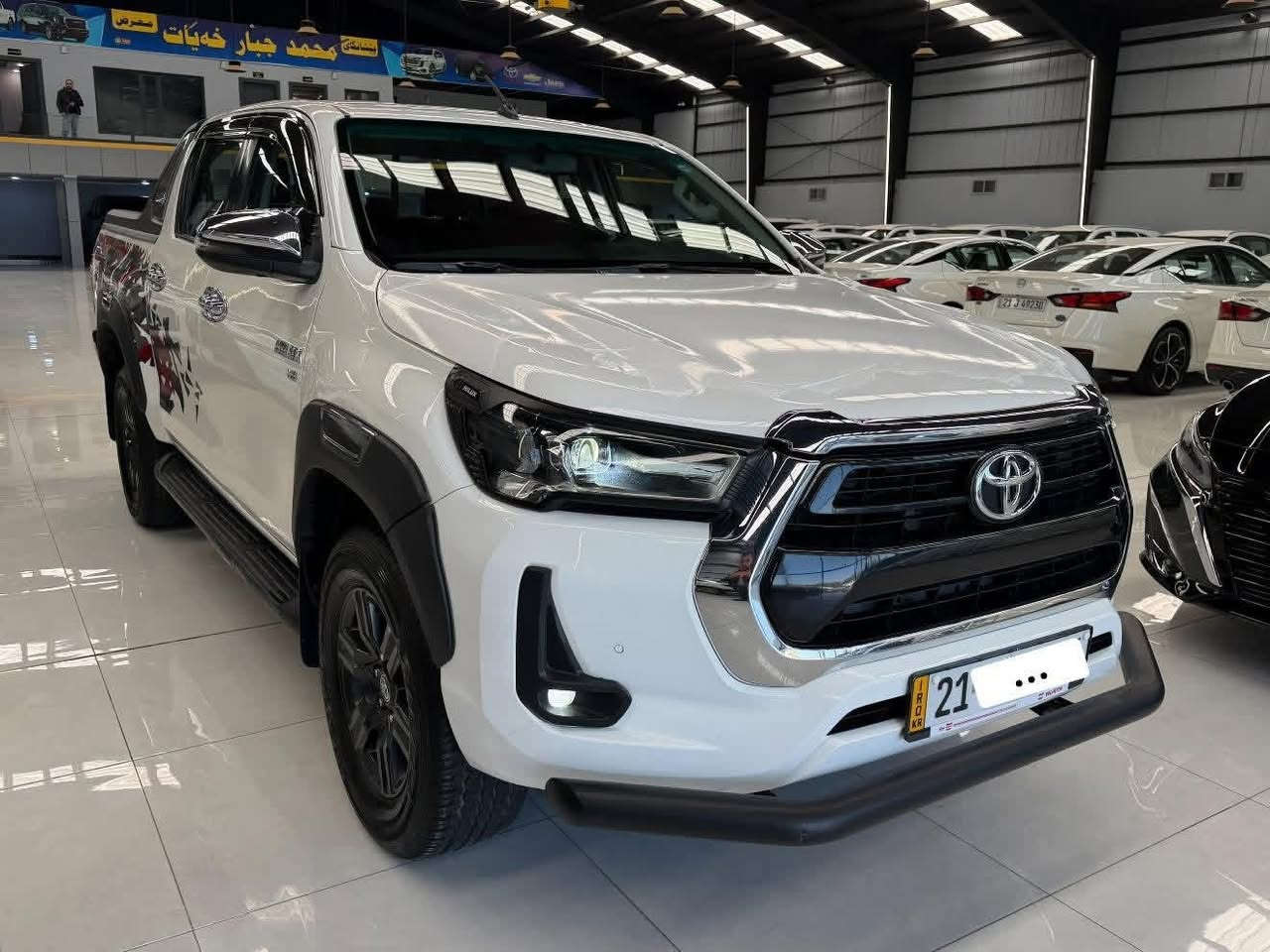 هايلوكس TRD 2021 شركة ساز محرك 6سلندر
بي شوى ملاحضة سونار موجود ماشى 166 الف
رقمها السليمانية بشرط تحويل و غرامة 
سعرها 318$ ورقا بى مجال قليل 
عنوان قضاء كلار شارع المعارض 
***********
