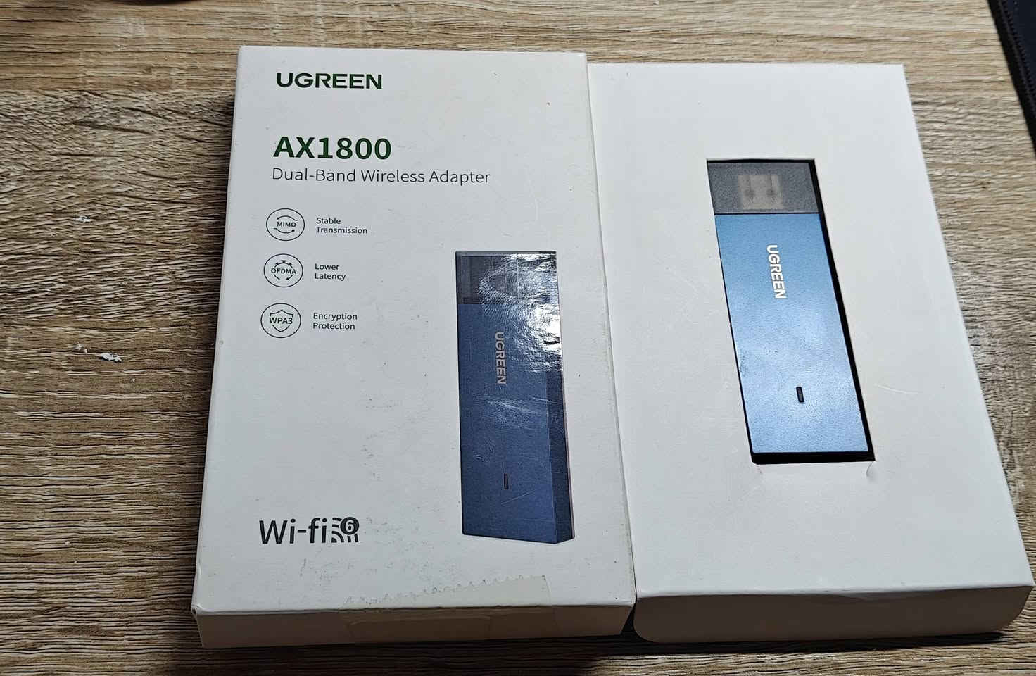 Ugreen wifi 6
جديد غير مستخدم 
ادبتر وايفاي يوكرين
وايفاي 6 
15 الف


**إذا كنت صاحب هذا الإعلان وتريد حذفه لأي سبب، رجاءا أرسل رسالة إلى الدعم الفني**