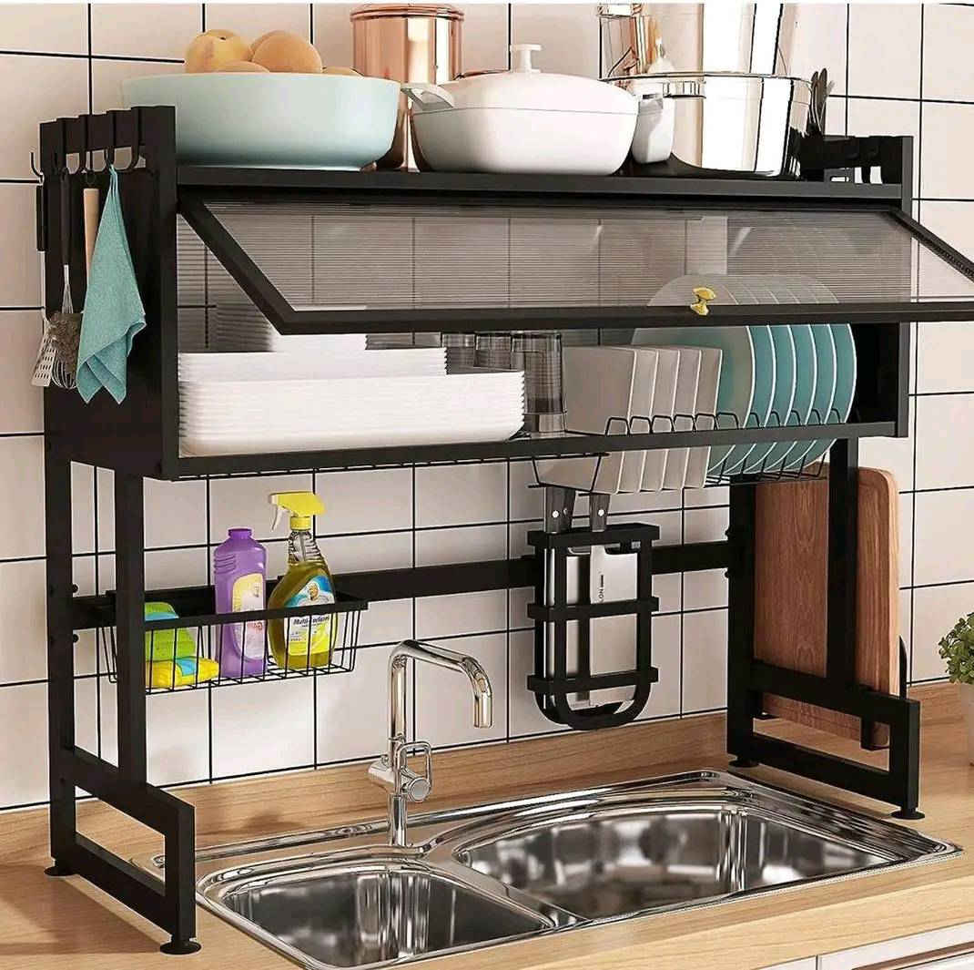 الف رحمه على روح امه وابو الي يعلقلي هذا باب رزقي الوحيد 
ترتيب الصحون والأواني بطريقة عملية فوق الحوض.
 مصنوع من فولاذ كربوني عالي الجودة مع طلاء مقاوم للصدأ.
  طبقات واسعة: تسع حتى كثير من الصحون،  والكثير من الوعائات، أكواب، أدوات مطبخ وأكثر
 مزود بحامل إسفنج، حامل لوح تقطيع، وحامل أدوات و علاقات جانبية.
للحجز والاستفسار مراسلة الصفحه تتوفر خدمة توصيل لجميع المحافظات بغداد, العراق


**إذا كنت صاحب هذا الإعلان وتريد حذفه لأي سبب، رجاءا أرسل رسالة إلى الدعم الفني**