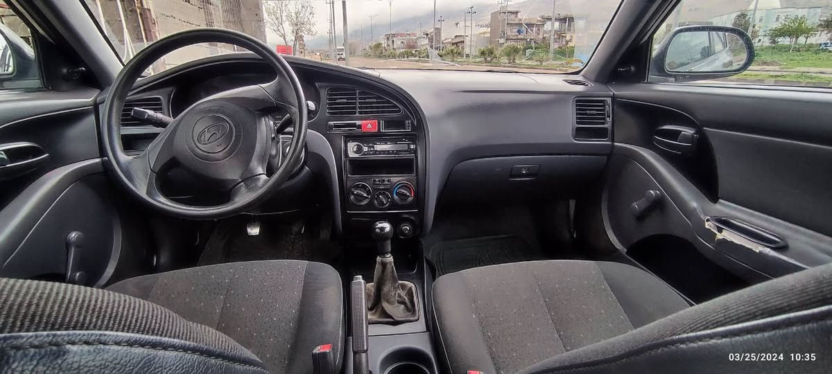 هۆندای ئەلێنترا 2002
بێ بۆیاخ 
بێ لێدران دەعامی بۆدەعامی بەشەرت
بەجوانی و پاکی ماوەتەوە
گێر و مەکینەی بەشەرت
مەکینە گەورە ١٨ مەرغوب
هیچ کێشەیەکی تێدا نییە
زۆر توند و تۆڵە
تایەی تازەیە 
تەبرید سارد و گەرم ئیشەکات
رەقەم  سلێمانی
سعر : لە کۆمێنت داوای بکە ڕاستەوخۆ بۆت دێت 
ژ.م ***********
