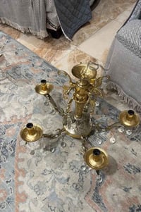 ٤ نجفات • نحاس أصلي • مطلّي بماء الذهب