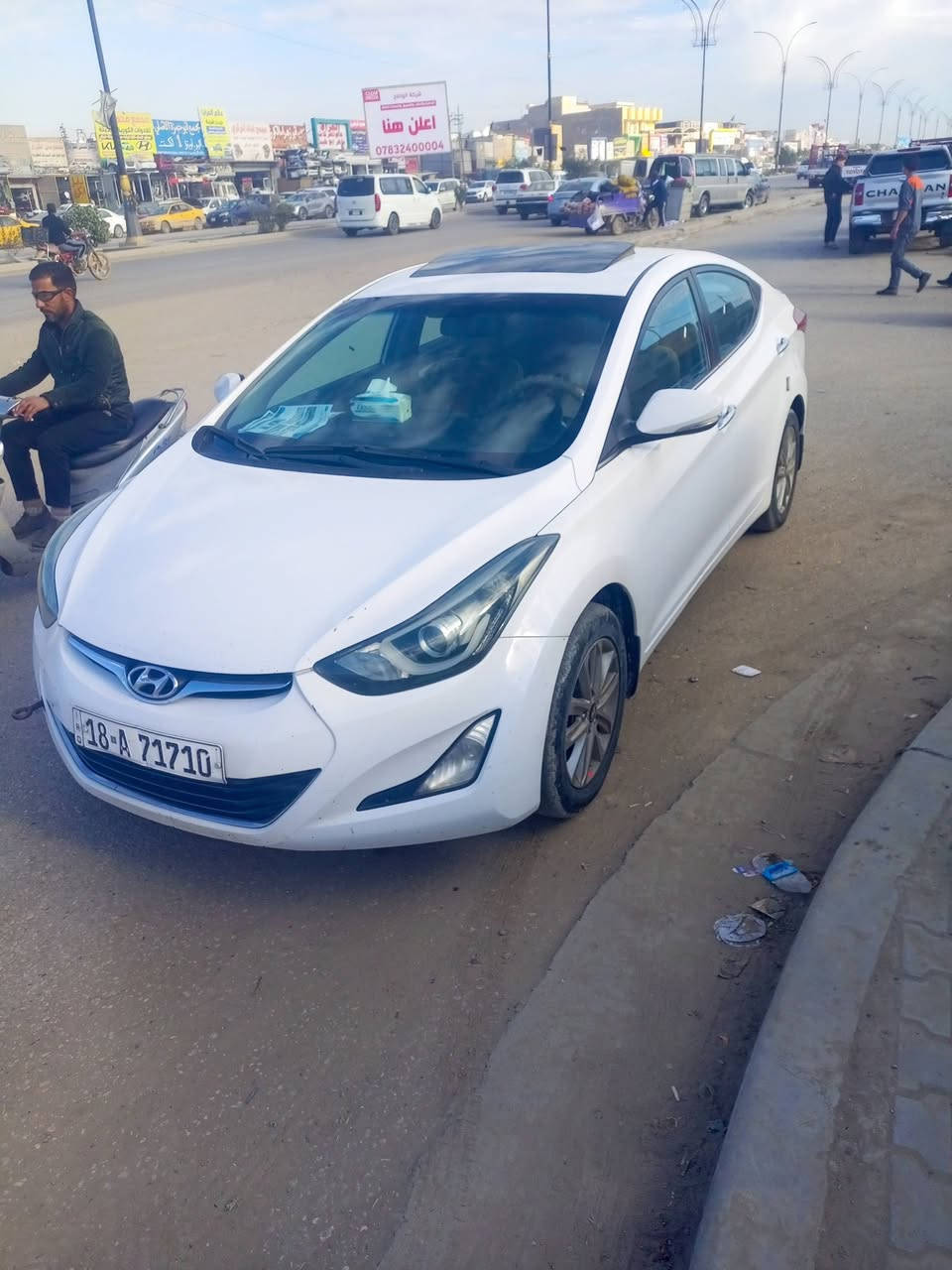 النترا موديل 16 فول مواصفات عدا البصمه رقم بابل هزه جديده  خليجي مكينه 1800 سياره كفاله عامه ما عدا صوت في الرواجز ما مفتوح برغي بلسياره  والسونار داخل المنشور
جاهزه كير مكينه حداده تبريد تخم تاير كله جديد وخير من الله السعر 136 وبيه مجال بسيط مكاني بابل رقم هاتف ***********
‏‪***********
