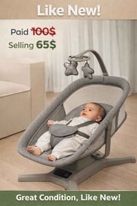 كرسي أطفال • نظيف • موسيقى وهزاز