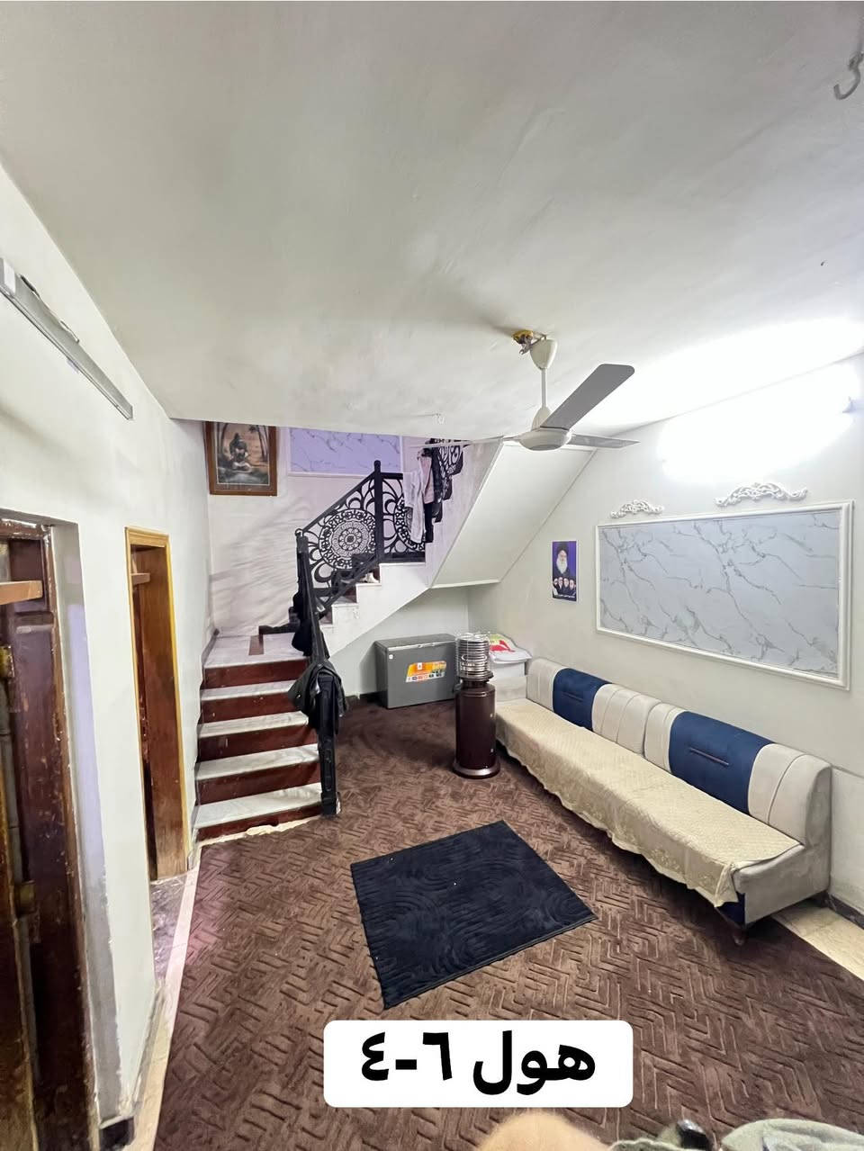 بيت للبيع
البلديات. المتميزين قرب سوق الميت   ٧ بيت عن سوق الميت ثاني بيت على الركن  عرض الشارع ١٥  قرب شارع المصرف 

٢٠٠ متر  بناء ٢٠٠٥   البيت مجدد  الارضية مرمر و الطرمة كاشي و الحمامات و المطبخ سيراميك  

الطابق الارضي 

واستقبال ٦_٤م

والمطبخ ٥-٥ م

 والهول ٦-٤م

والغرفة ٤-٤ م

صحيات  خارجية و داخلية 

منور   و   ترك 

——————-

الطابق الاول ٣ غرف و صحيات  و سطح صغير 

الطابق الثاني  صطح كبير 

((مكلف بل نشر ))

للتواصل على الرقم و الواتساب :***********

اخوان رجائن الي يريد يعرف السعر ينتصل على الرقم 

لا يوجد على الفيس
