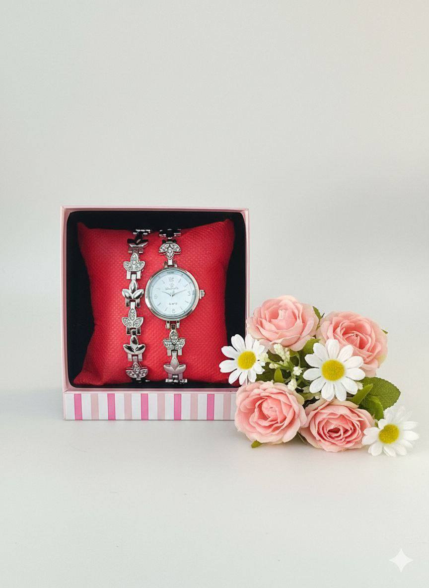 ساعة نسائي💅🏻
الالوان المتوفره 
الفضي مع سوار فضي
والذهبي مع سوار ذهبي
يكون موديل السوار نفس موديل الساعة
سعر الساعة 7 الاف 
#يتوفر_توصيل_لجميع_انحاء_القضاء_


**إذا كنت صاحب هذا الإعلان وتريد حذفه لأي سبب، رجاءا أرسل رسالة إلى الدعم الفني**