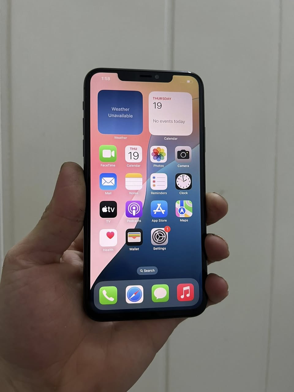 ئایفۆن ١١ پرۆ ماکس 

٢٥٦ گیگا 
پاتری ٧٤ 
٢ سیمکارتی ZAA

مۆبایلەکە تەنها شاشەی گۆراوە بە اسلی فەیس ئایدی مەزبوتە

نرخیشی ٢٦٥ هەزار مەحامەلەیەکی کەم 

گەیاندن هەیە


**إذا كنت صاحب هذا الإعلان وتريد حذفه لأي سبب، رجاءا أرسل رسالة إلى الدعم الفني**