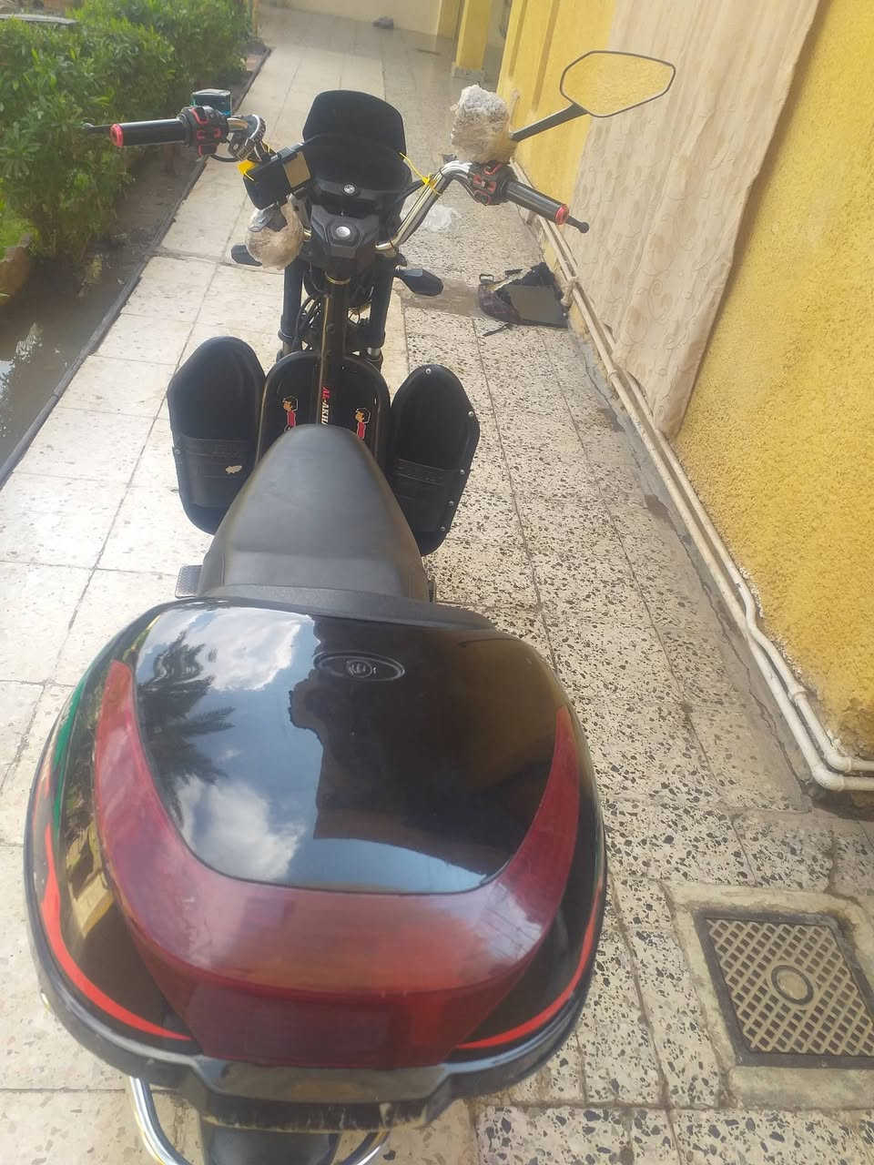 السلام عليكم دراجه شحن للبيع ٦ بطاريات على الفحص  موديل ٢٠٢٤  المكان فلوجه السعر ٥٥٠ بي مجال الرقم الهاتف *********** بي وتساب
