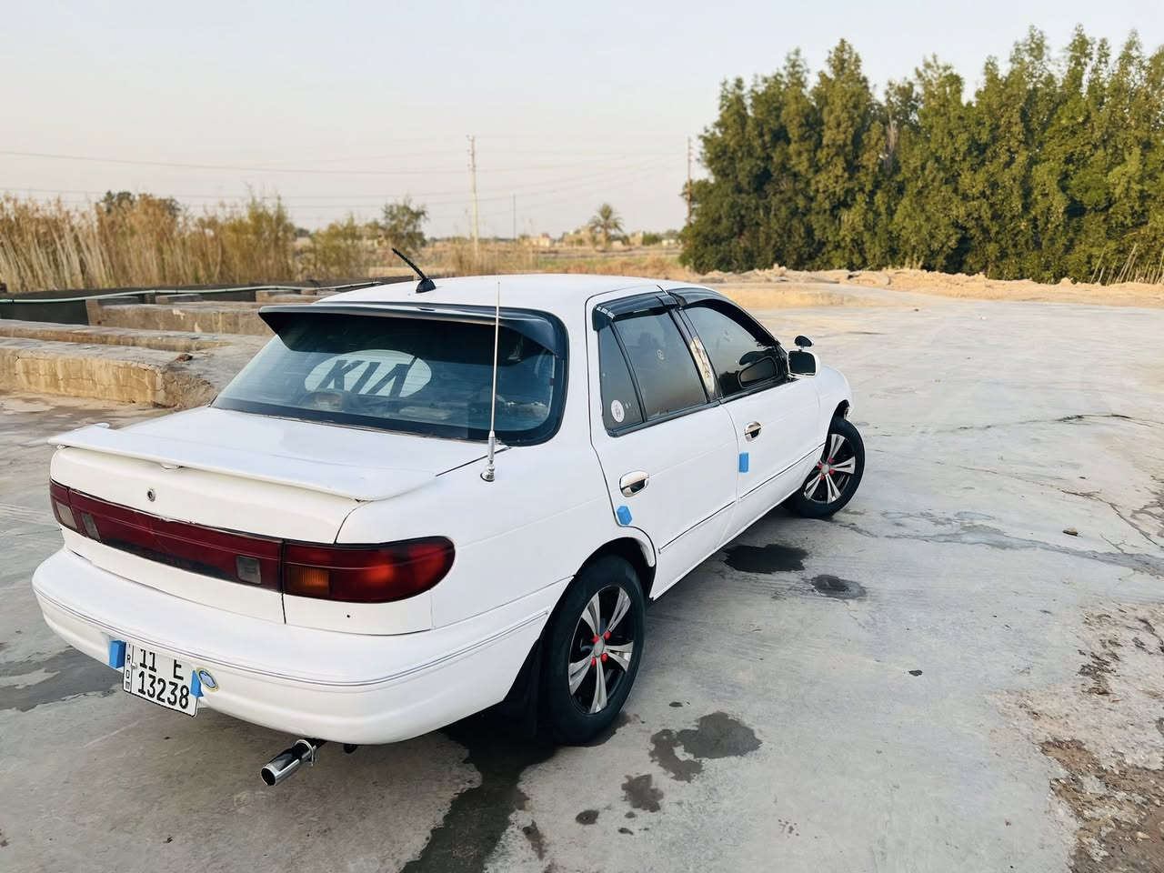 السلام عليكم
للبيع كياا سيفيا 

موديل 1994

رقم بغداد نكيلزي 

سنويه مشروع وطني لل 29 بسمي 

كير اوتماتيك 

مكينه مسكر مو مفتوح 

كير ومكينه جديد 

صدر امامي خلفي جديد 

تخم تاير جديد 

كهربيئات كله شغاله 

مصبوغه حزام جماليه فقط 

كفاله عامه من الضربه والكص 

سنتر لوك شغال جام اربعه شغال 

سياره خير من الله مال جناي 

السعر 37وبيها مجال بسيط 

مكاني بابل ناحيه الشوملي 

الاستفسار ***********
