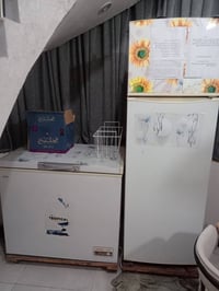 ثلاجة ومجمدة • فيها مجال