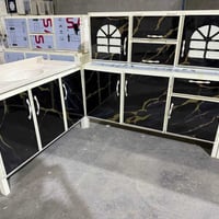 كاونتر ١٫٥م • ملحق ١٫٥م • سنك مرمر ١٢٠سم